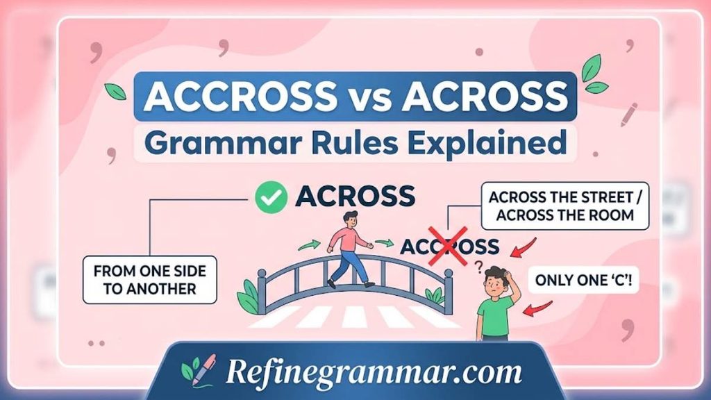 Accross vs Across