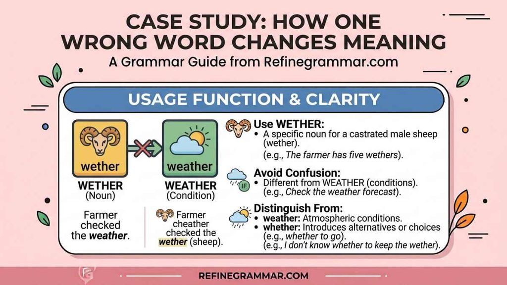 Case Study: How One Wrong Word Changes Meaning