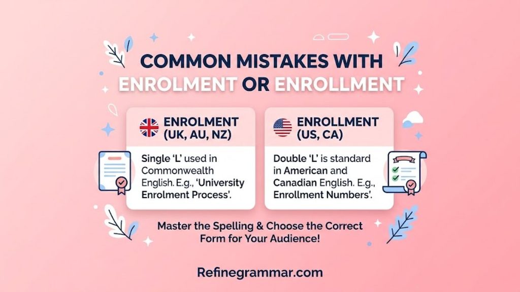 Enrolment or Enrollmen