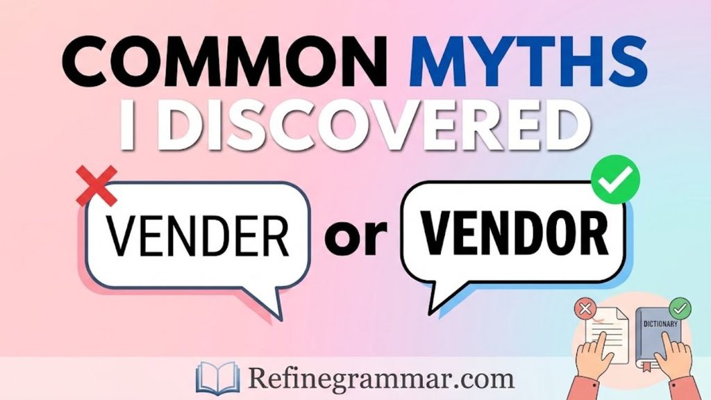 Vender or Vendor