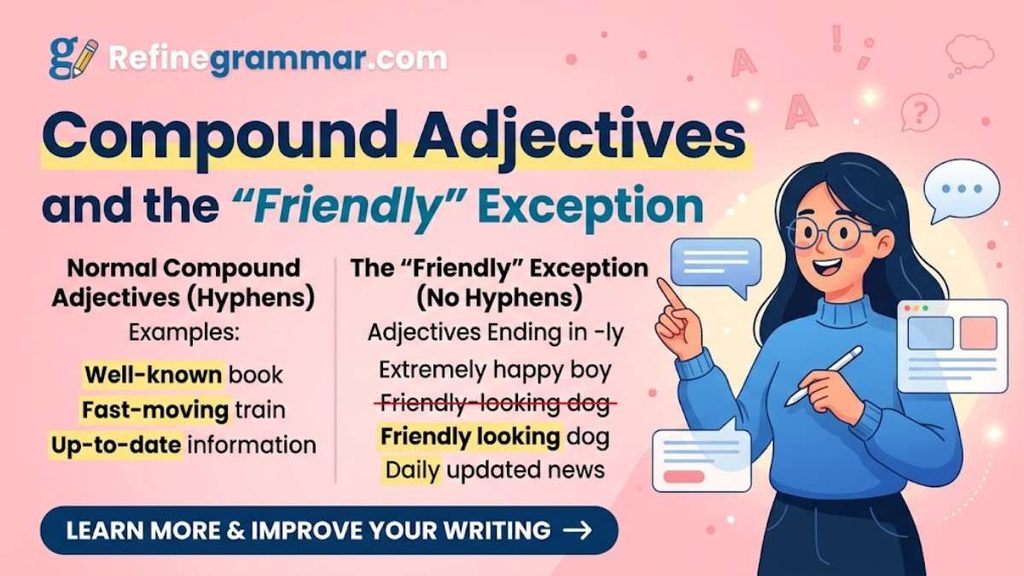 Friendlier vs More Friendly