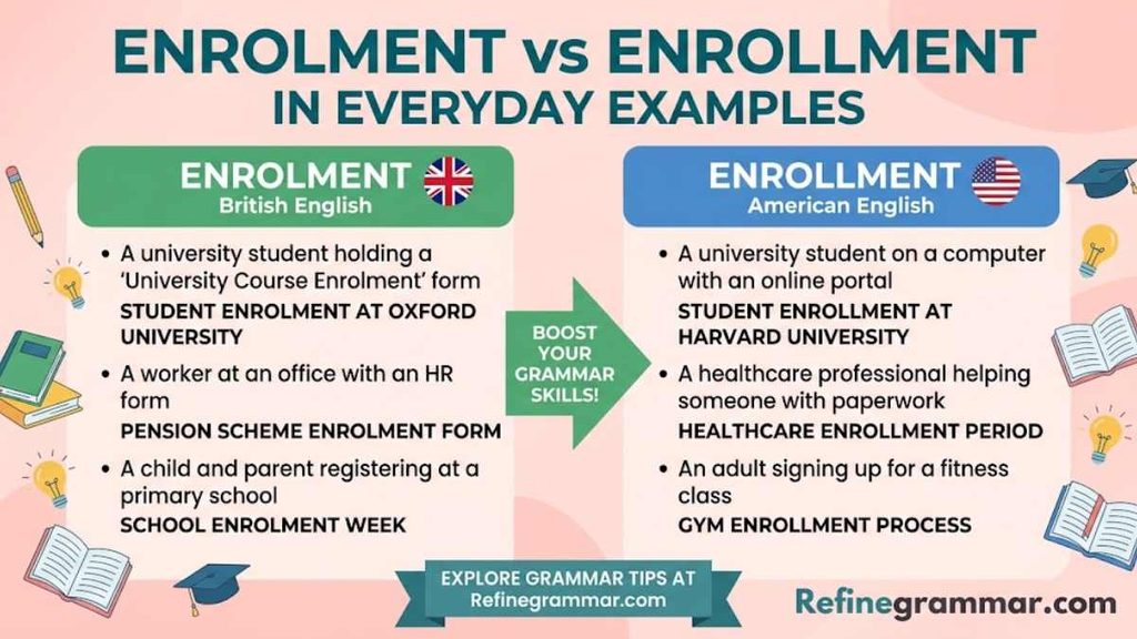 Enrolment or Enrollmen