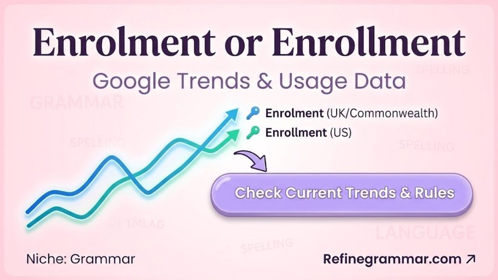 Enrolment or Enrollmen