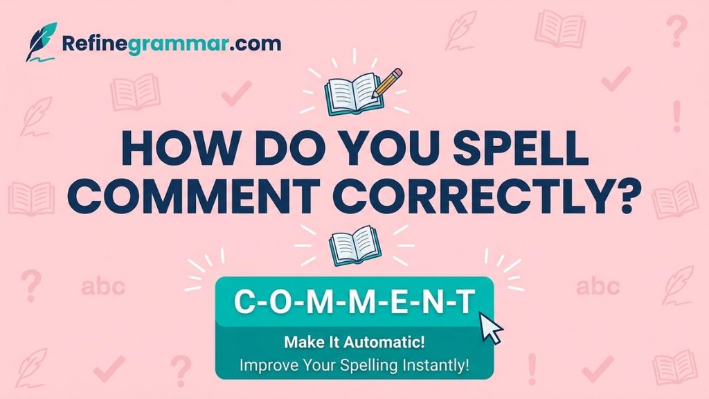 Comment vs Coment