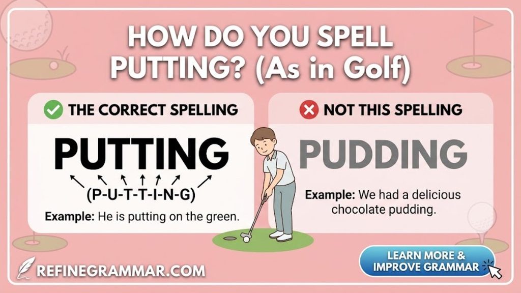 Puting vs Putting