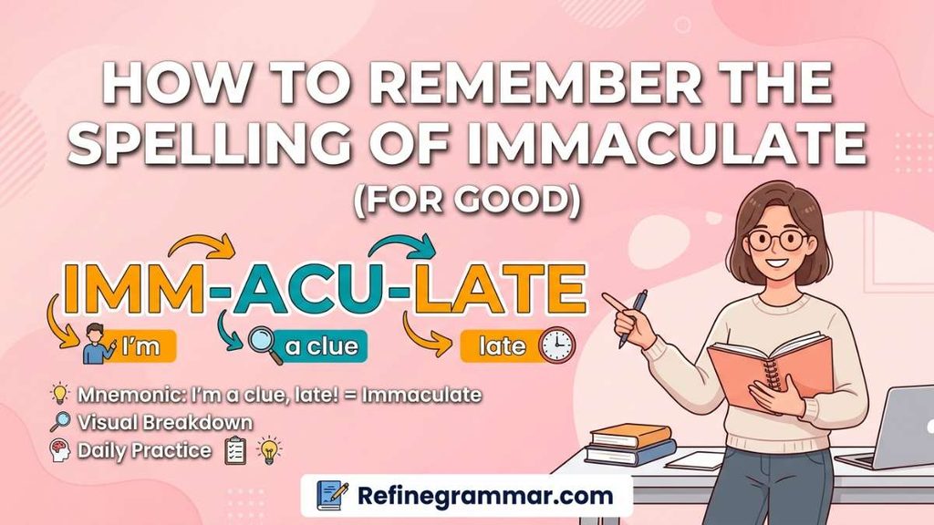 Emaculate vs Immaculate