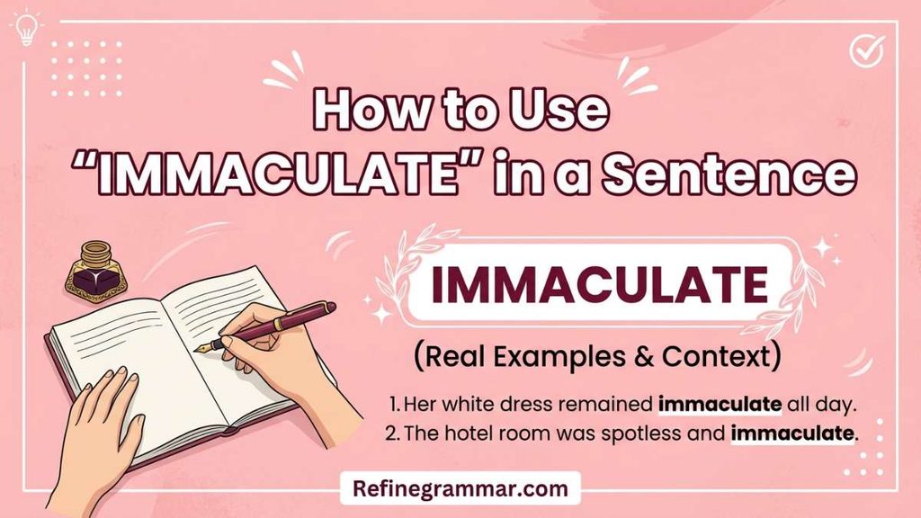 Emaculate vs Immaculate