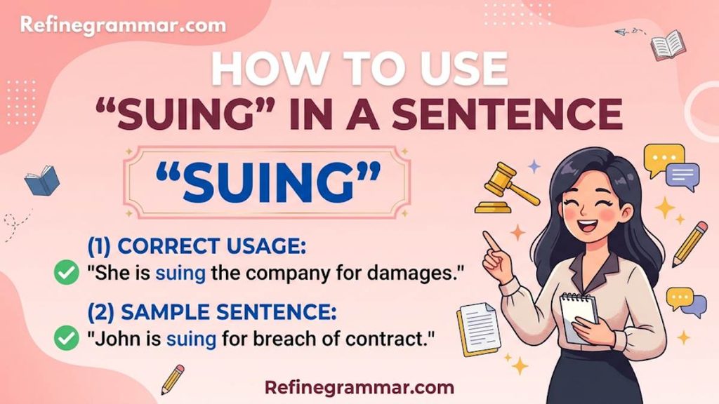 Suing or Sueing