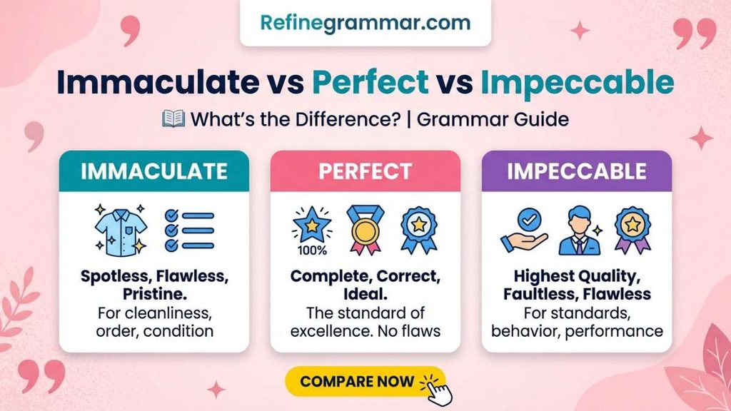 Emaculate vs Immaculate