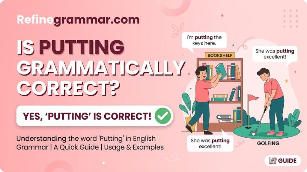 Puting vs Putting
