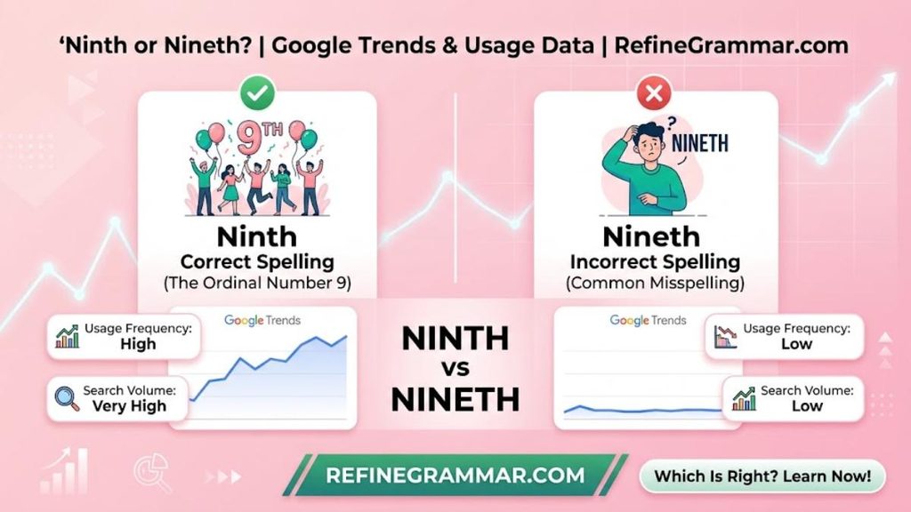 Nineth or Ninth