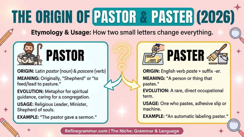 The Origin of Pastor and Paster