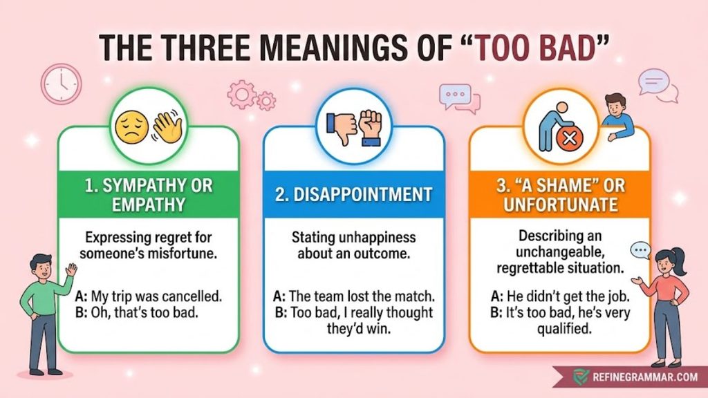 To Bad vs Too Bad
