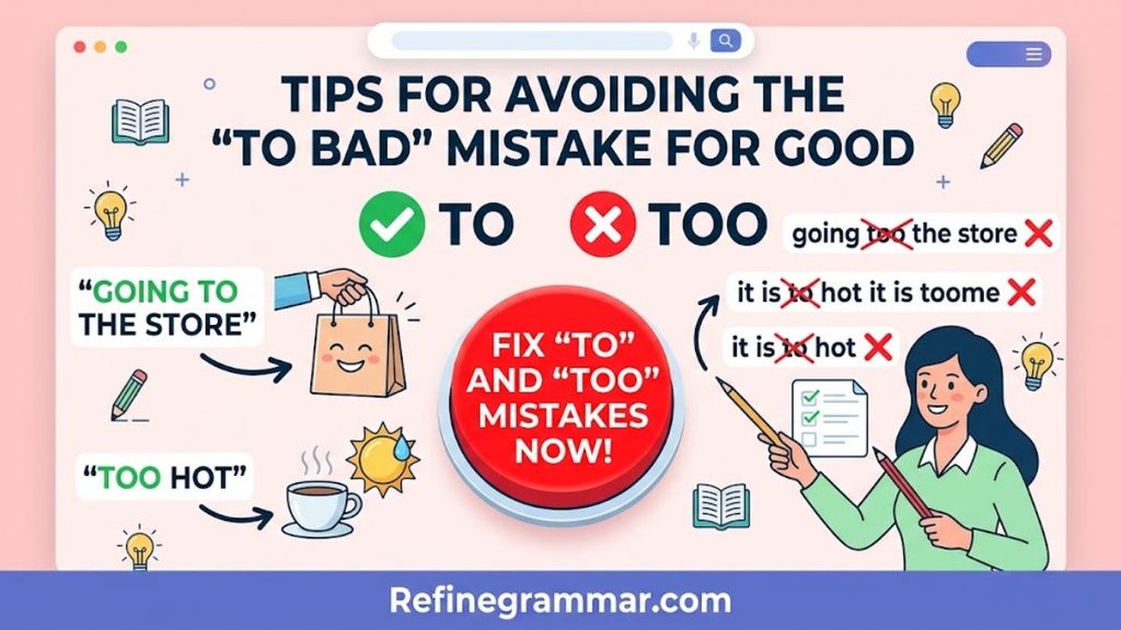 To Bad vs Too Bad