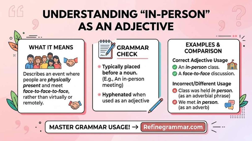 In-Person vs In Person