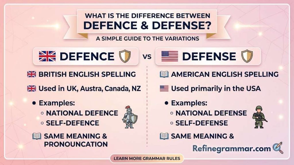 Defence or Defense