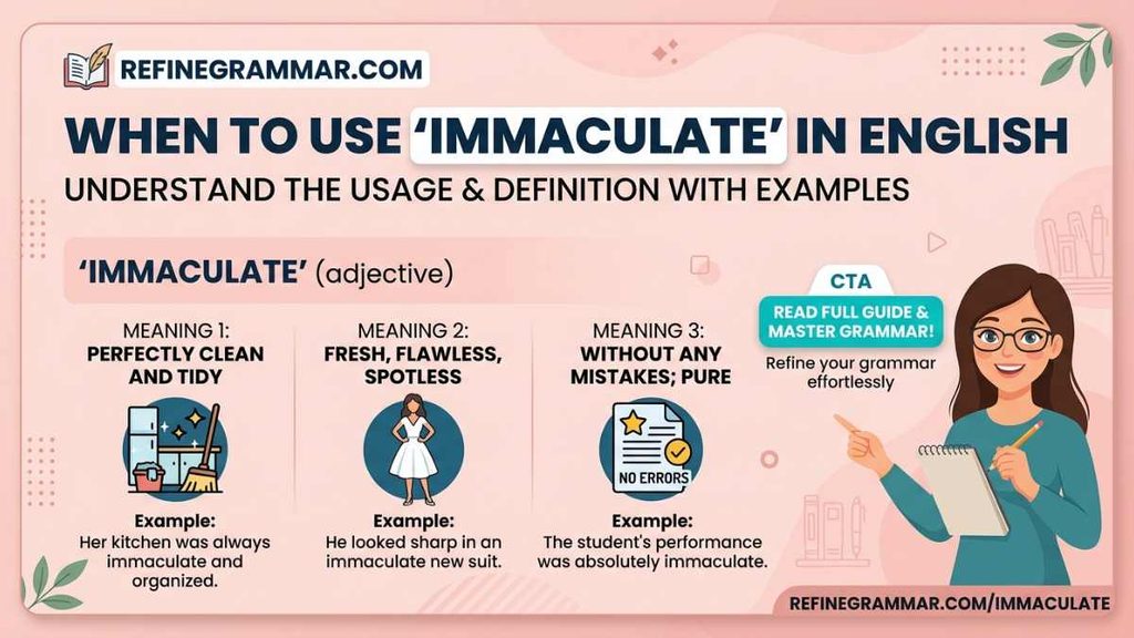 Emaculate vs Immaculate