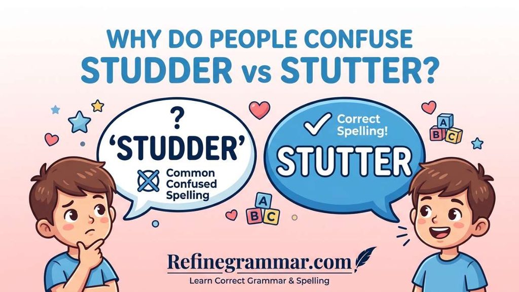 Studder vs Stutter