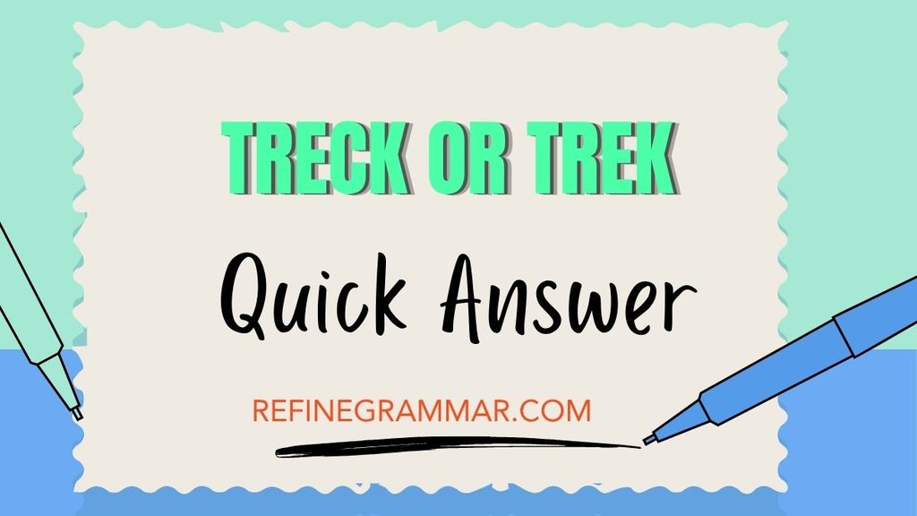 Treck or Trek