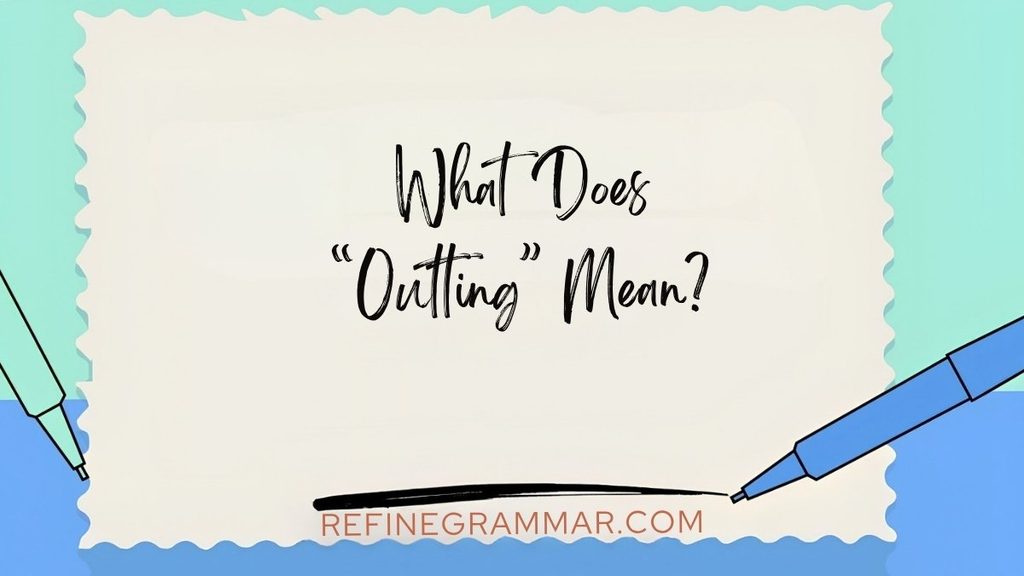 Outting or Outing